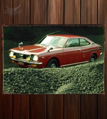 Металлическая табличка Subaru Leone Coupe (I)